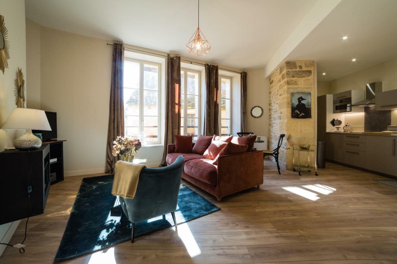 Appartement Centre Medieval Le Boudoir De Marie Sarlat-la-Caneda Bagian luar foto